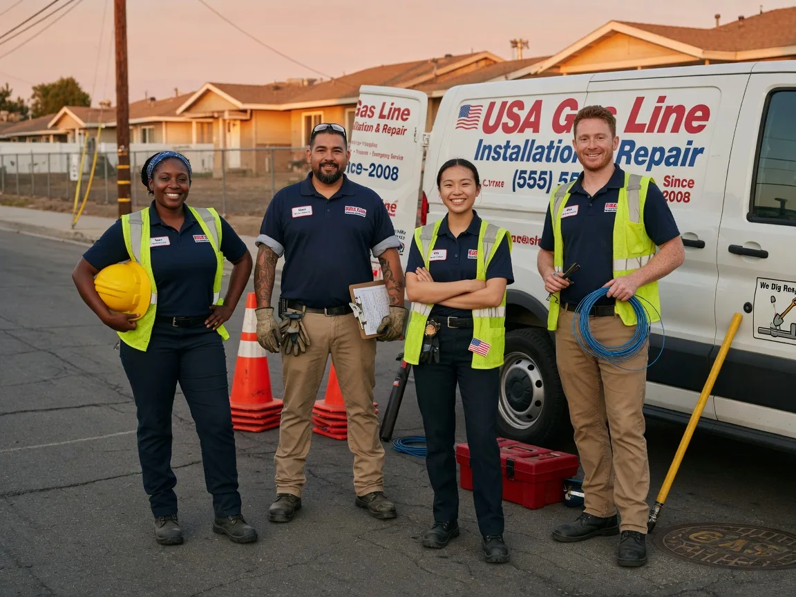Gas Line Installation company in Davenport, CA